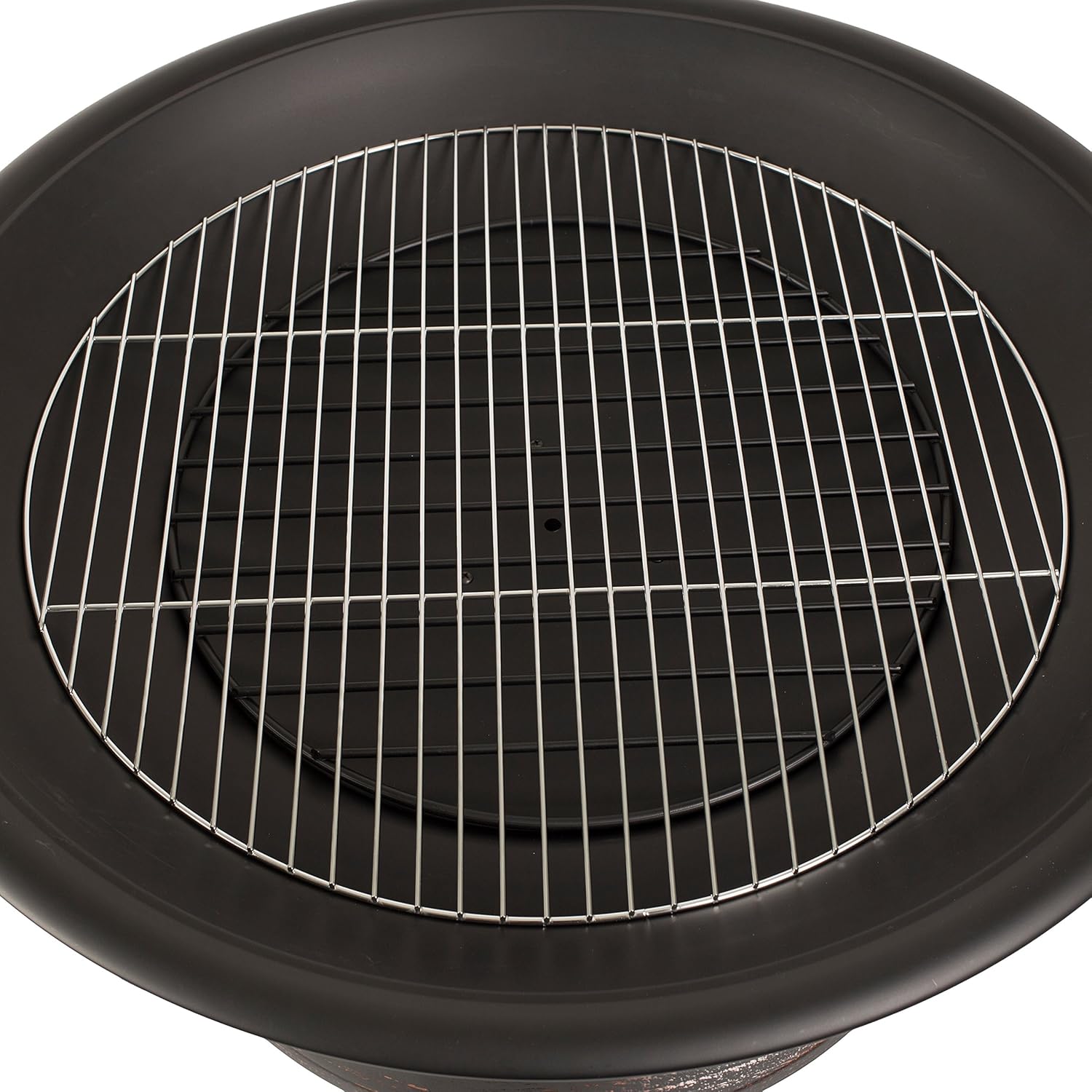 Pleasant Hearth OFW717RC Palmetto Fire Pit with Cooking Grid