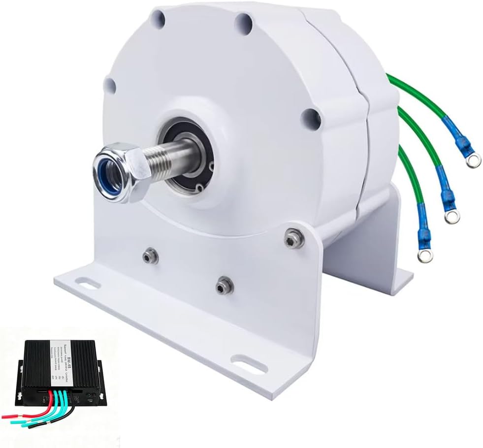 220V, 12000W Efficient Gearless Permanent Magnet Generator,12V 24V 48V 220V AC Low RPM 350R/Min Permanent Magnet Generator Use for Wind Turbine Water Turbine﻿