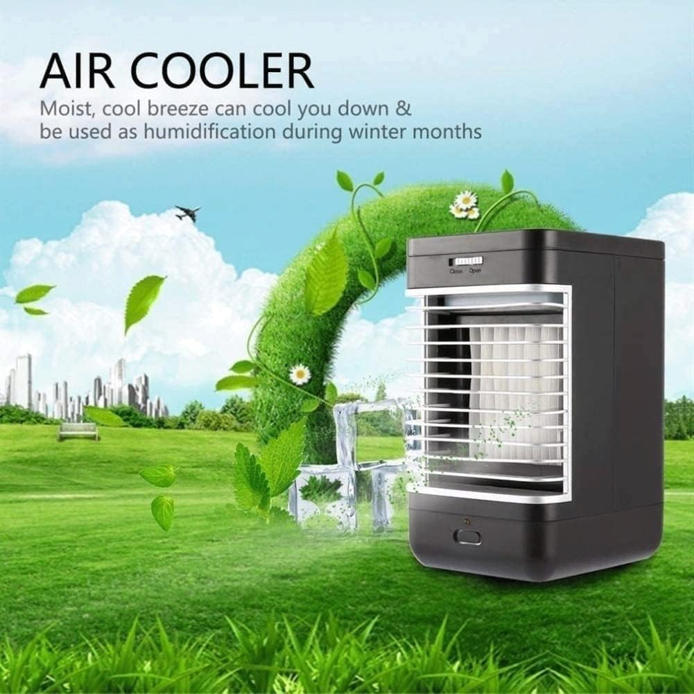 Portable Air Conditioner Fan, Personal Mini Evaporative Air Cooler with 2 Speeds, Quiet Air Cooler Fan, for Home Office