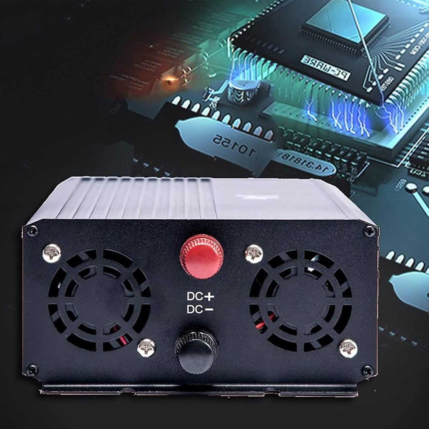 Power Inverter Pure Sine Wave Inveter 3000W 4000W 5000W 12V/24V/48V/60V DC to 110V/220V AC Car Inverter Outlets with eUSB Port Two Cooling Fans Suitable for Cars Camping 3000W-12Vto110V (12vto110v 40(