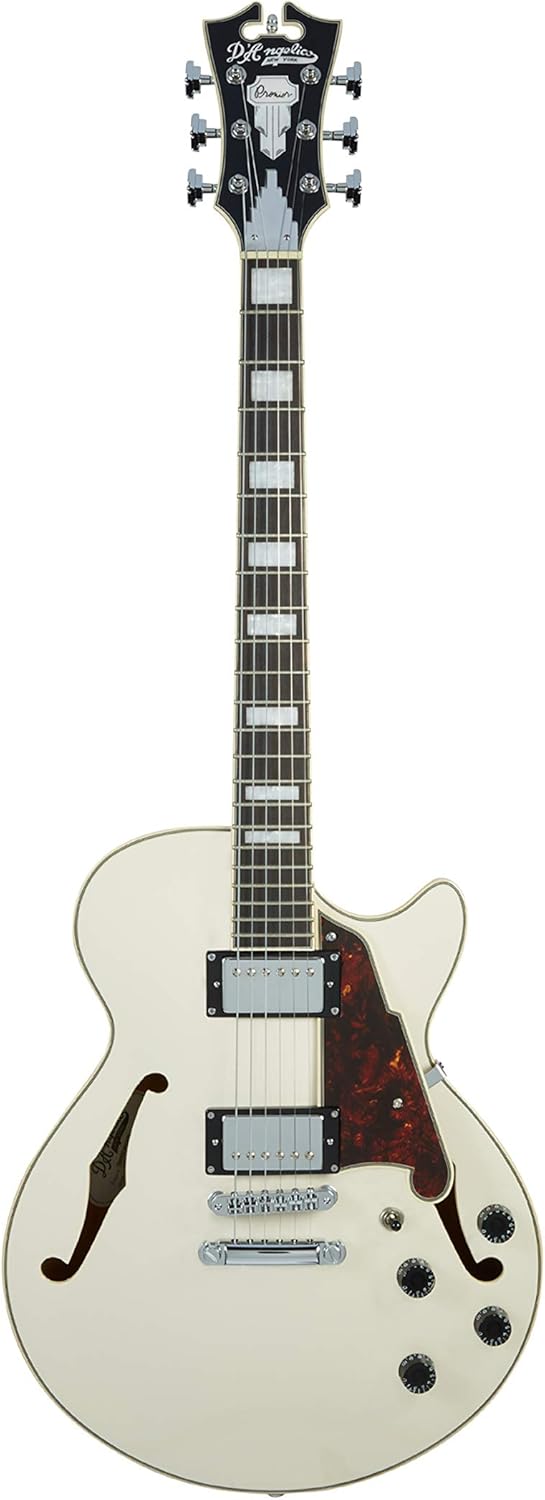 D'Angelico 12 String Semi-Hollow-Body Electric Guitar, Right (DAPSSCMPCSCB)