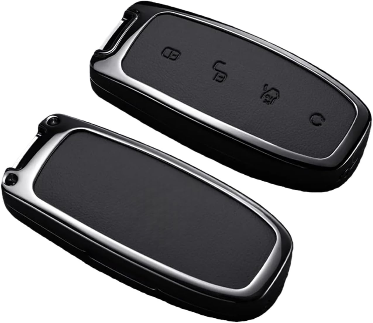 Car Remote Key Case Cover Shell Compatible for Denza D9 DM-i 2022 2023 Interior Protector Auto Keychain Accessories(A-red)