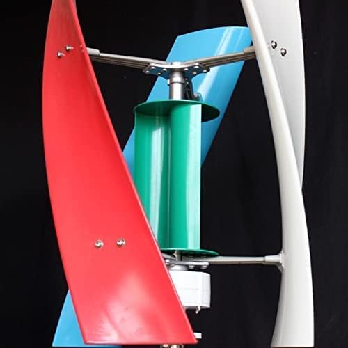 Vertical Wind Power Turbine Generator,9000W 3 Blades Vertical Axi Wind Turbines+ Wind Controller, for Home Horizontal Wind Turbines
