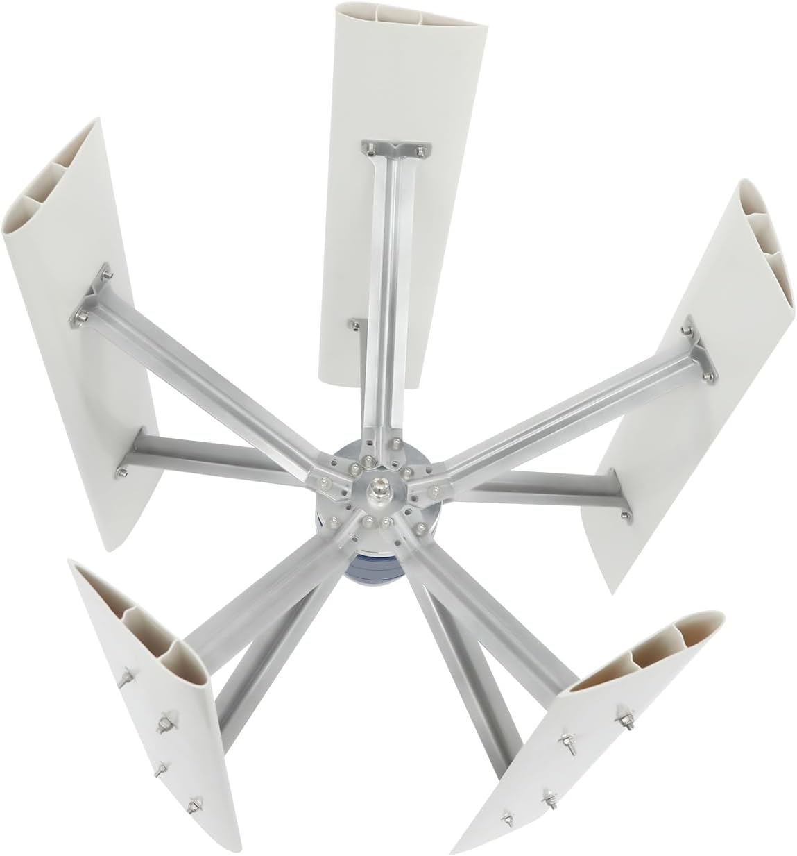 5-Blade Wind Turbine Generator, 500W Wind Power Turbine Generator Kit W/Controller, Vertical Axis Wind Turbine Generator for Home, Boat, RVs, Streetlights