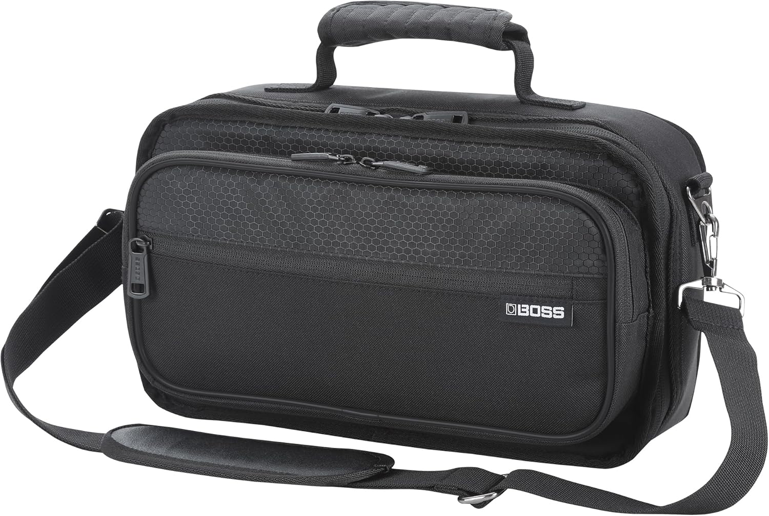BOSS CB-BM-S | Compact Multi-Effects Case | Compatible GX-10, GT-1 & GT-1B | Lightweight & Durable | Thick Internal Padding | Adjustable Shoulder Strap | Versatile Accessory Pockets