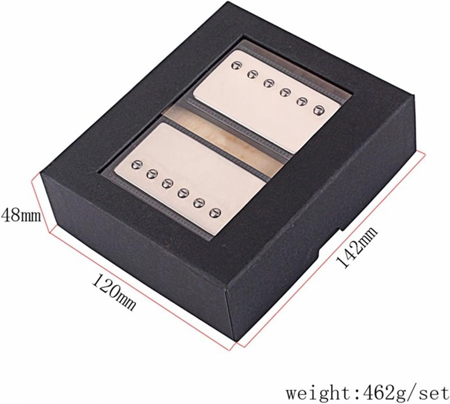 Humbucker Guitar Pickup Guitar Humbucker Pickup Set Metal Neck Amp Bridge Pickups Stringed Instruments for LP Electric Guitar