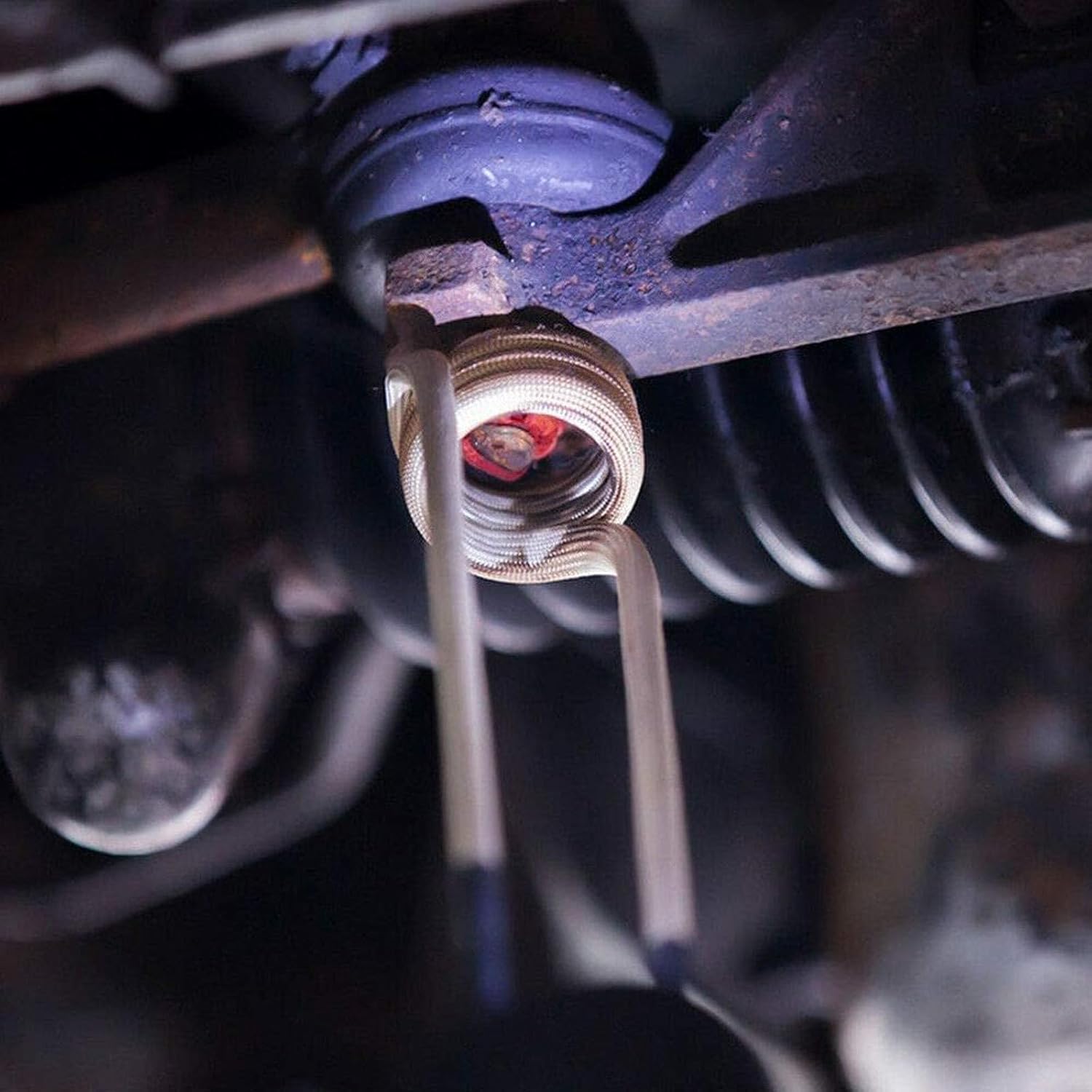 NYANS Magnetic Induction Heater Tool, Bolt Removal Tool, Flameless Heating, High-Speed Cooling Fan, with 8 Coils and Carrying Case, for Screws, Bearings, Iron Metal Parts