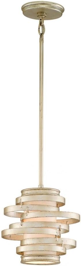 Corbett 28574352 Corbett One Light Modern Silver Down Pendant - 782042750531