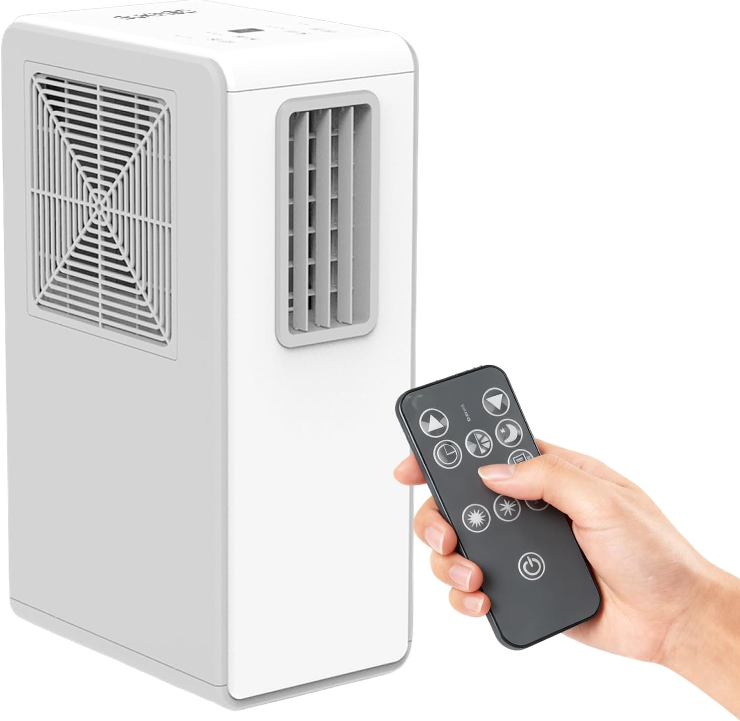 Portable Air Conditioners No Window for Bedroom, w/ 3 Modes & 3 Speeds,1800BTU AC Unit No Drain and No Vent Portable AC, 0.93-Gal Tank for 20H Cooling, 120°Oscillating Swamp Cooler