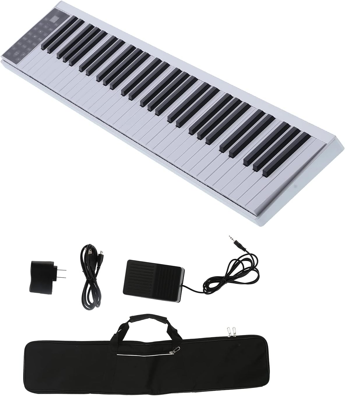 61 Key Digital Smart Piano Digital Smart Piano MIDI Keyboard Rechargeable Multifunctional Musical Instrument Kit