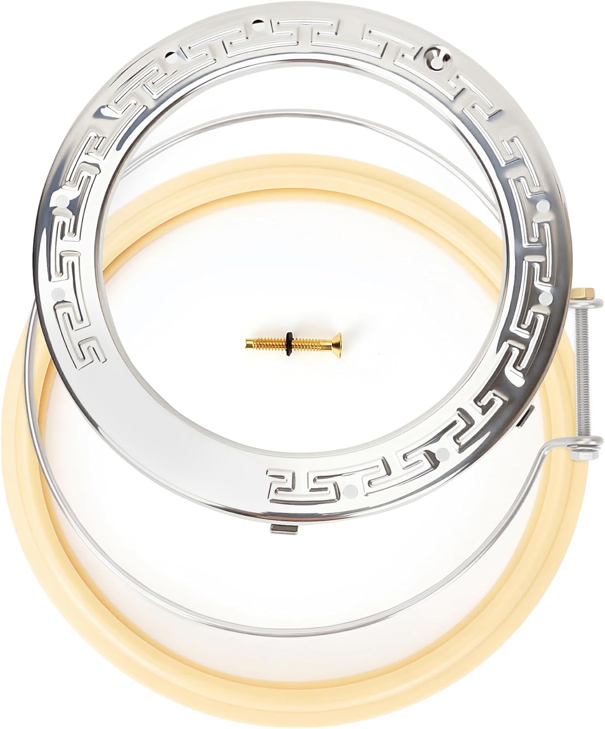 10'' Pool Light Maintenance Kit, Fixing Clamp 79111000,Sealing Ring 79101600Z, Stainless Steel Face Ring 79110600, Suitable for Maintenance and Replacement of 10 Inch Pool Lights