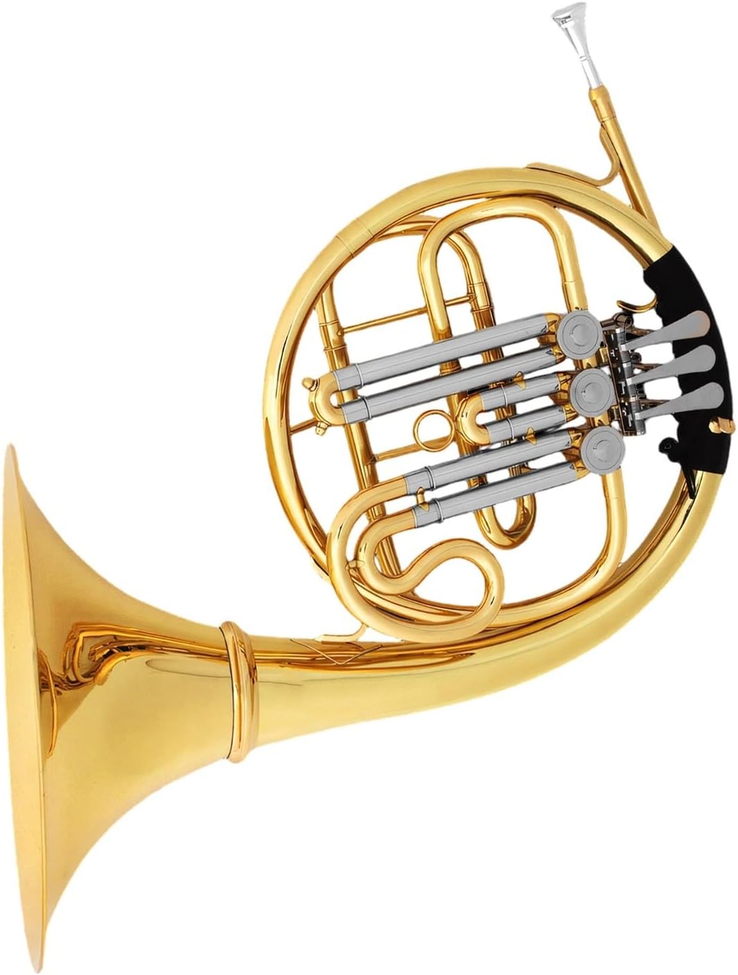 4 Key French Horn French Horn Instrument B Flat F Key Three Four Single Row Double Performance Gold Silver(2)