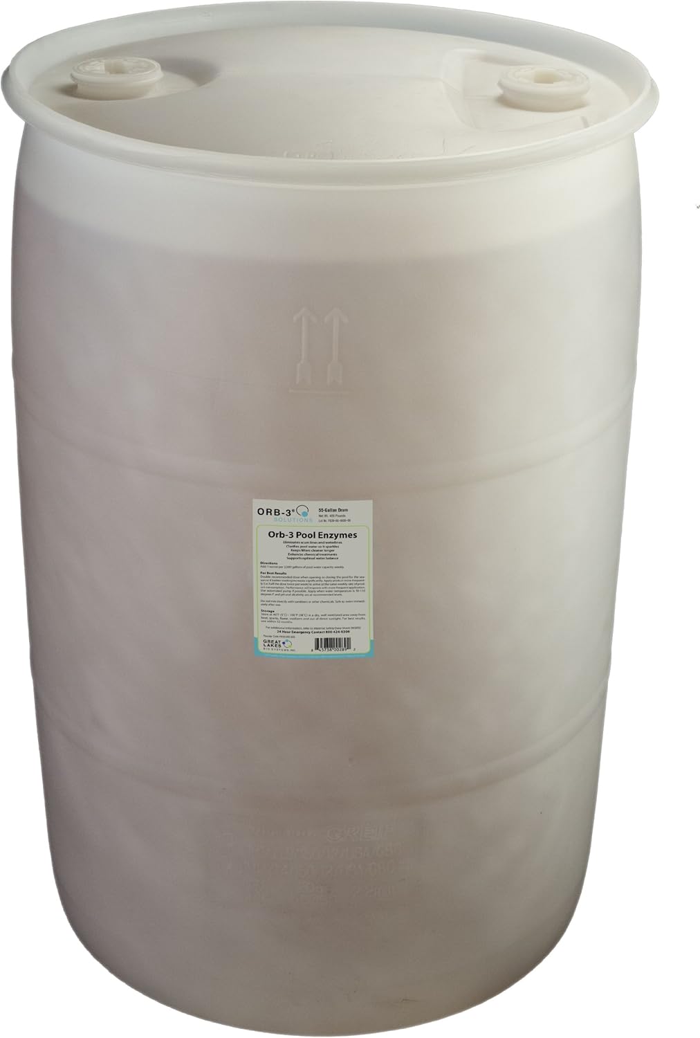 Orb-3 F839-000-55G Pool Enzymes for Maintenance, 55-Gallon Drum