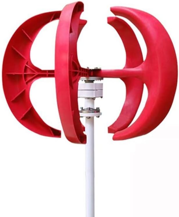 Wind Turbine, 1000W Small Vertical Axis Wind Turbine Generator for Home 1KW 12V 24V 48V with MPPT Low Noise Windmill for Streetlights(White with Control,12V)