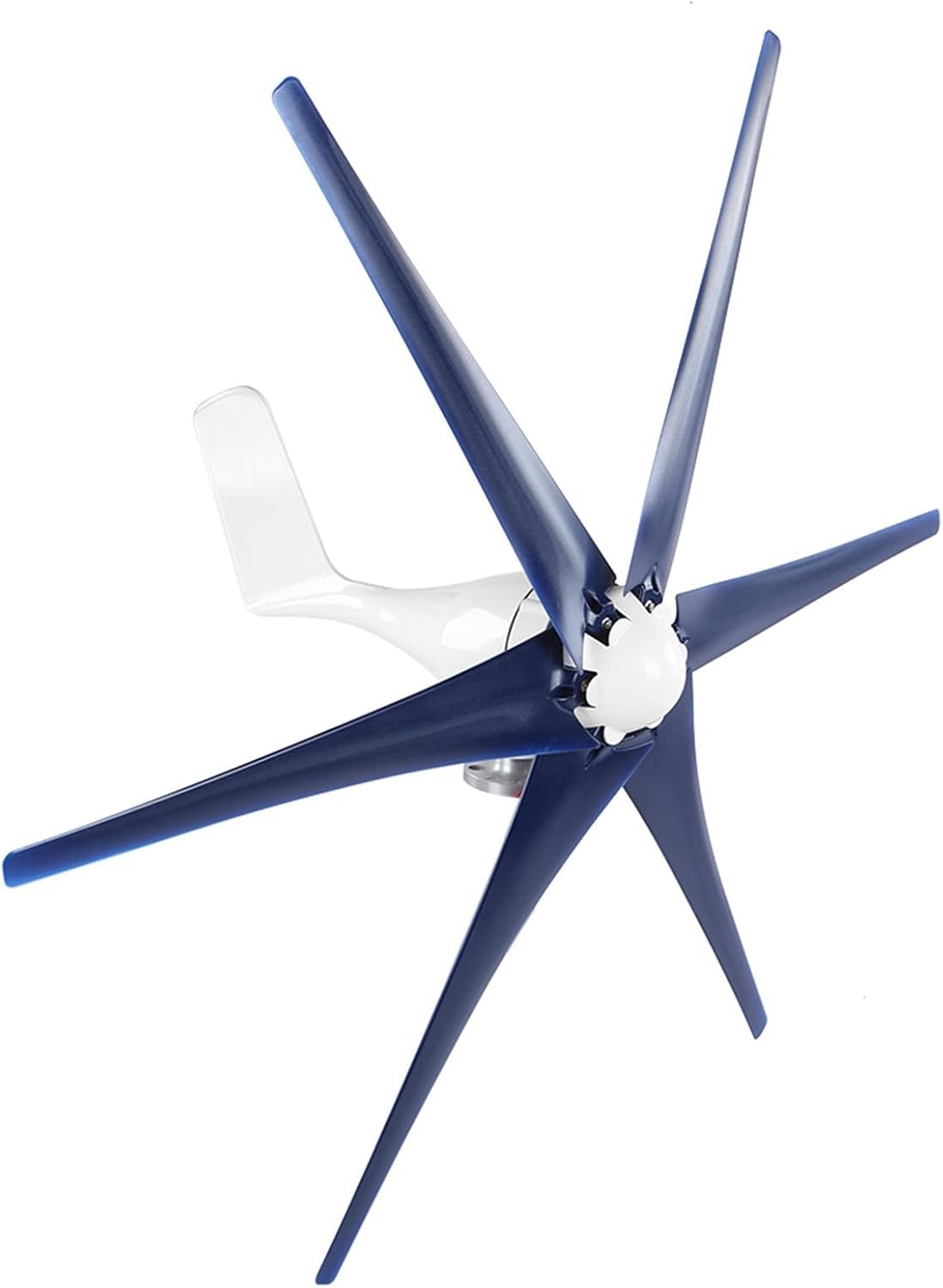 800W Wind Generator Kit 6 Blade Industrial Machinery Machine Professional Wind Turbines Small Windmill Generator (blue 24V)