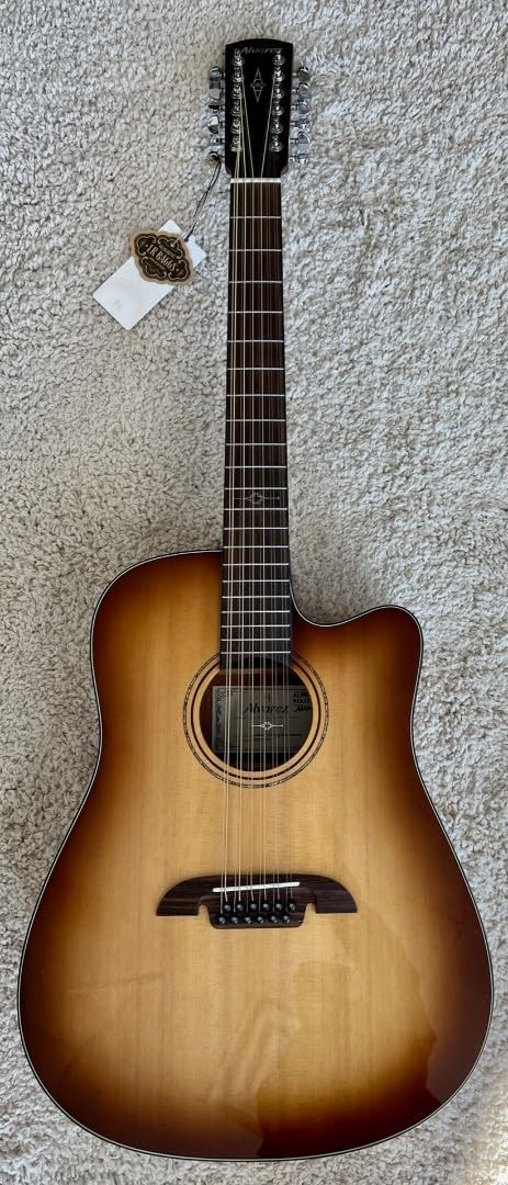 Alvarez AD60ce Shadowburst 12-string Acoustic-electric Guitar - Shadowburst