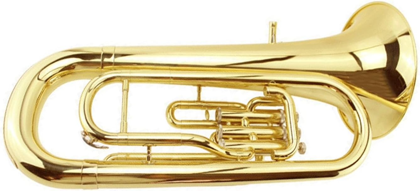 B Flat Major Euphonium Three Key Beginner Practice Instrument Euphonium All-brass Instrument