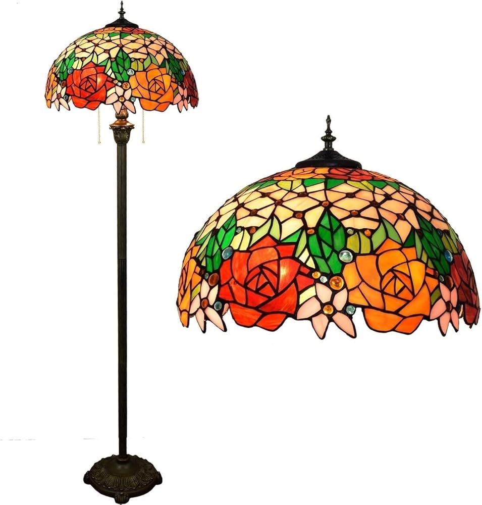 Tiffany-Style Floor Lamp Standlamp Tiffany-Style Floor Lamp 16-