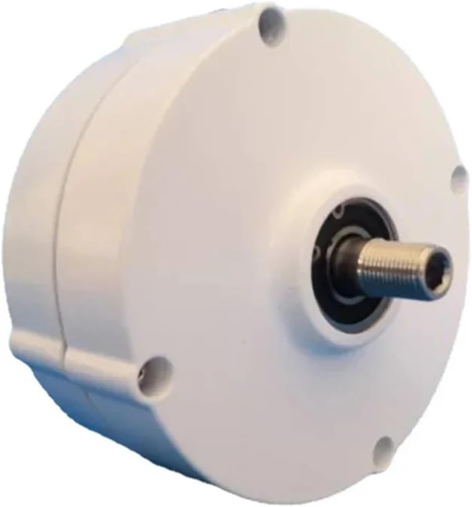 500W 12V 24V Gearless Permanent Magnet Generator for Wind Turbines and Water Turbines Low Speed Power Generator Low Starting Speed for Home(with Base,12V)