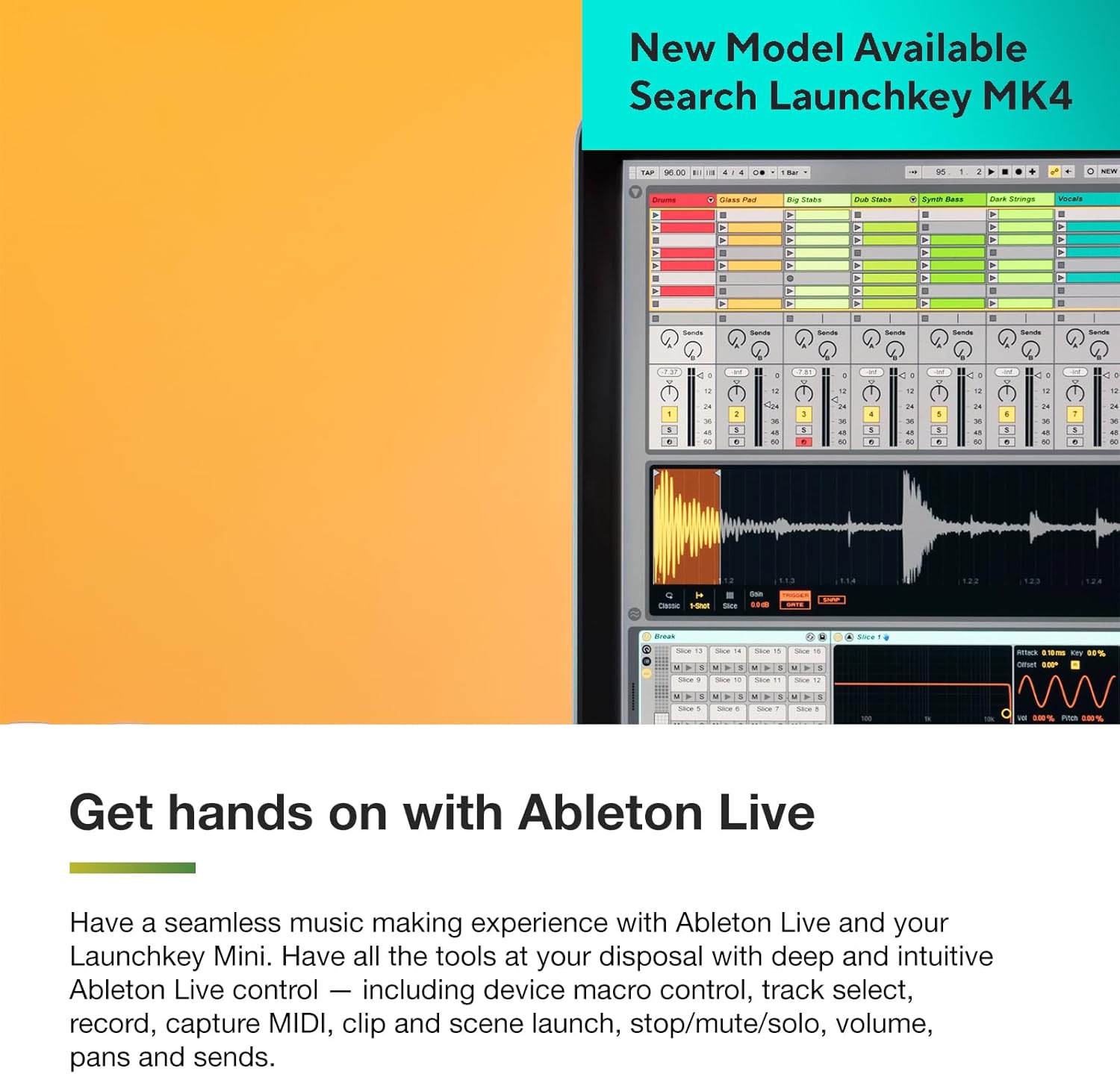 Novation Launchkey Mini [MK3] — Portable 25-Key, USB, MIDI Keyboard Controller with DAW Integration, Chord Mode, and Arpeggiator — for Music Production