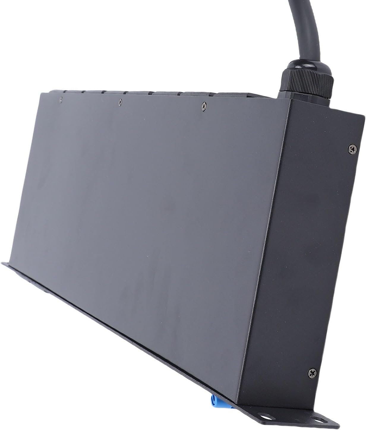 PUSOKEI 10 Outlet Power Sequencer Conditioner, High Power Audio Equipment Controller with Digital Voltage Display, for Studio, Stage and Home Theater (Black)