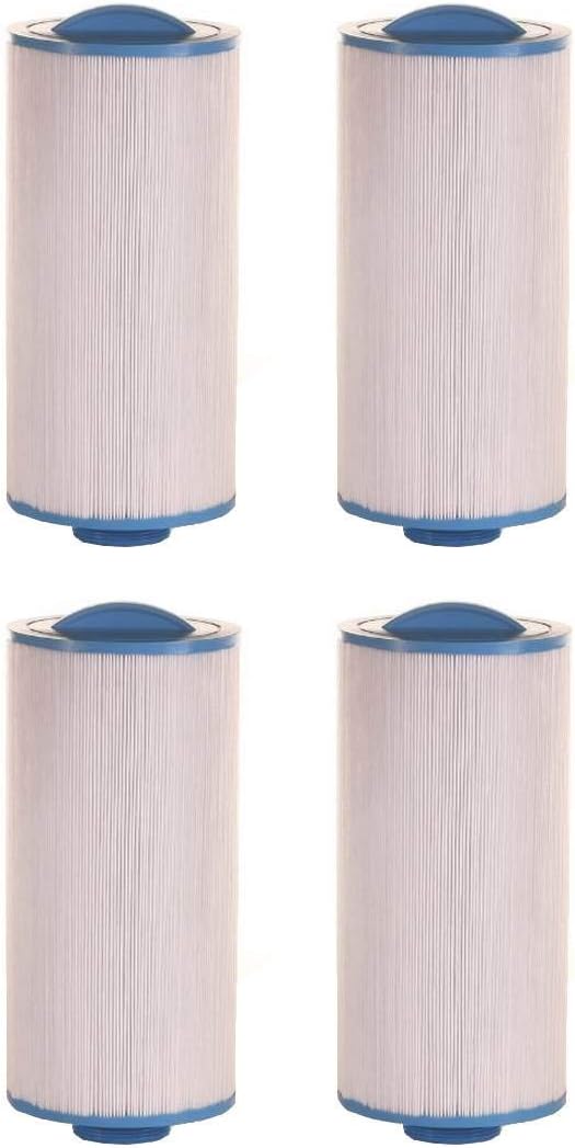 Unicel 5CH-402 40 Square Foot Media Replacement Hot Tub Spa Filter Cartridge with 204 Pleats (4 Pack)