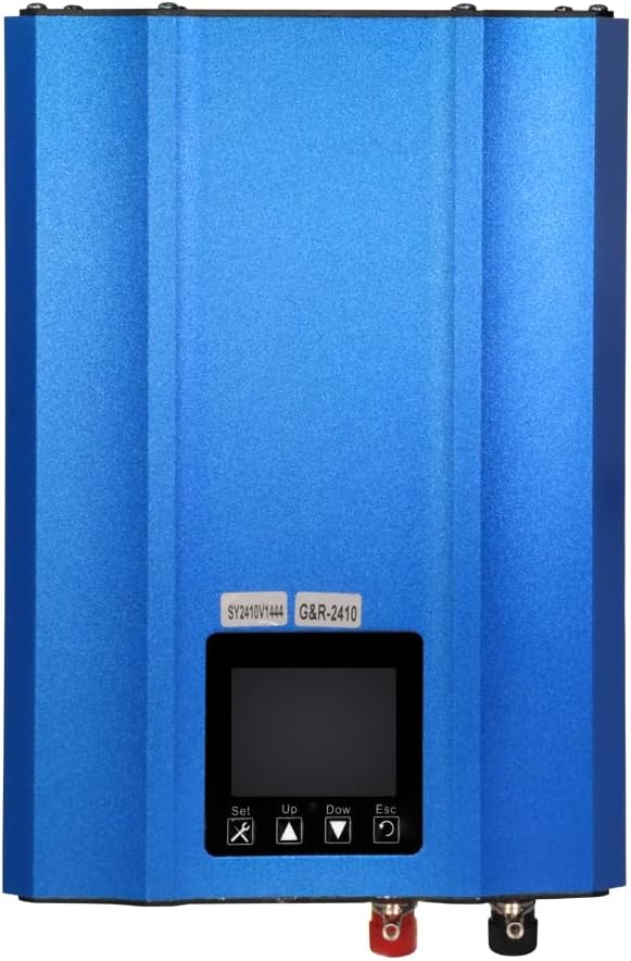 Y&H 1200W Grid Tie Inverter Power Limiter LCD Display DC55-90V Solar Input AC110V Pure Sine Wave Output for 48V60V Battery