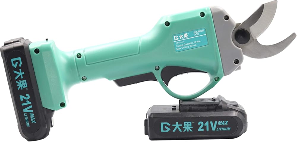 Laecabv Electric Branch Cutter Scissors 16.8V Li-ion Battery 25mm Cordless Garden Pruning Shears Fruit Tree Bypass Orchard Grapevine Economical Sharp Cutting Tool