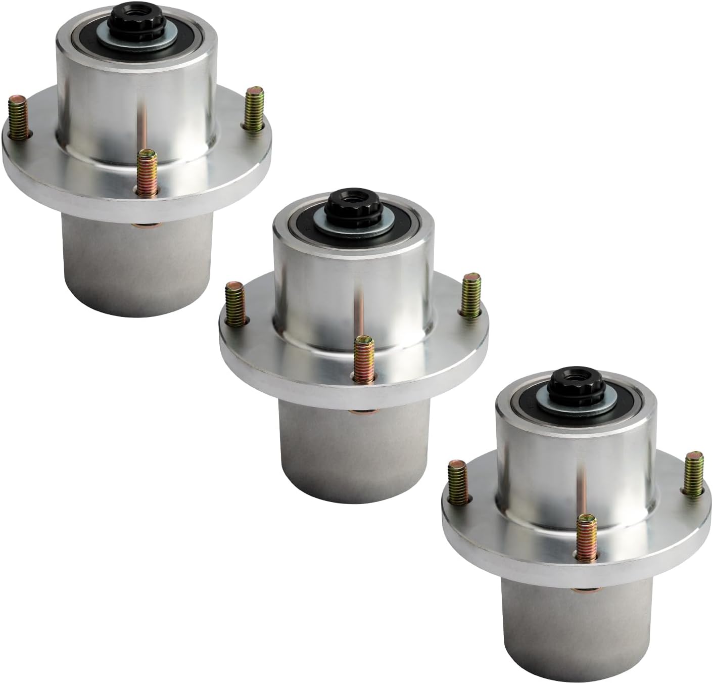 3 PCS Lawn Mower Deck Blade Spindle Assembly Compatible with Hustler Fastrak SD SDX Raptor SDX 48