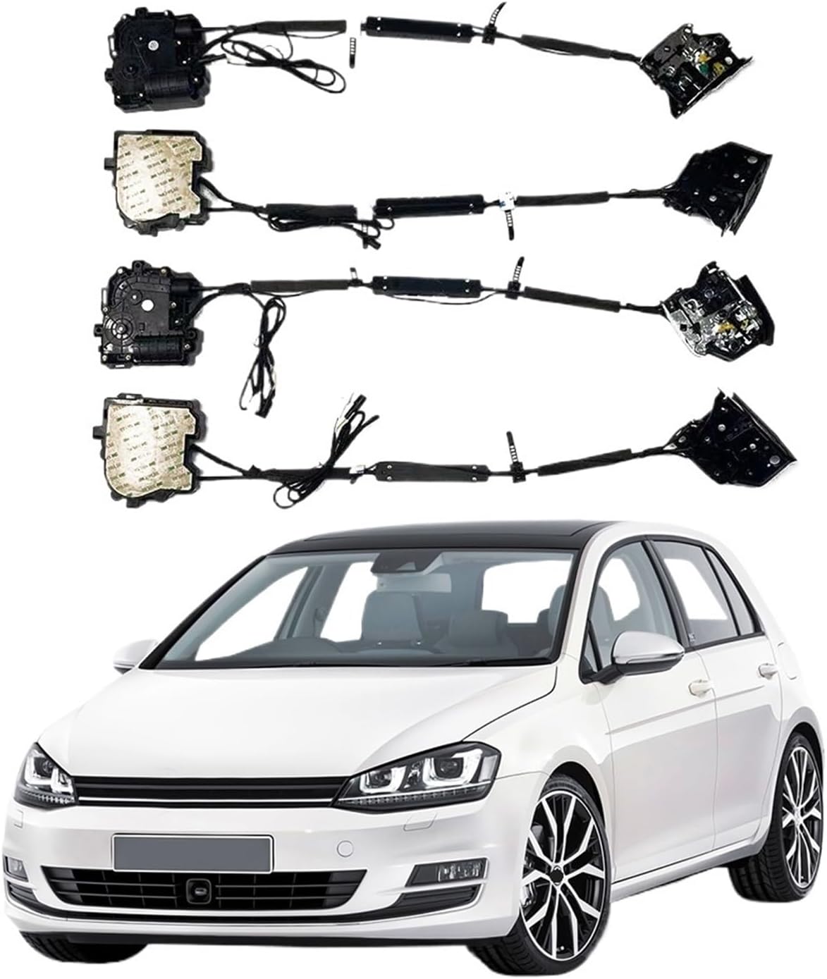 Compatible for VW Golf Electric Suction Door Automobile Refitted Automatic Locks Accessories Soft Close Auto Power Tools