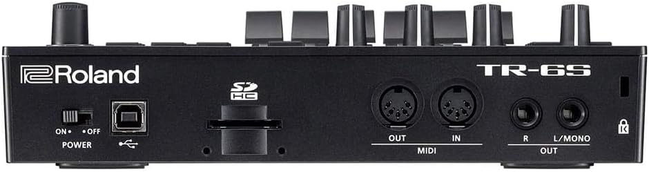 Roland TR-6S Rhythm Performer Bundle w/Samson SR350 Over-Ear Stereo Headphones and Liquid Audio Polishing Cloth