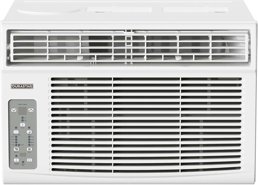 DRWHC122XNA1 12,000 BTU 230V Window Air Conditioner with 11000 BTU Supplemental Heating and Remote Control - White
