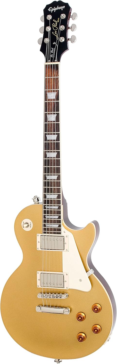 Epiphone Les Paul STANDARD Electric Guitar, Metallic Gold
