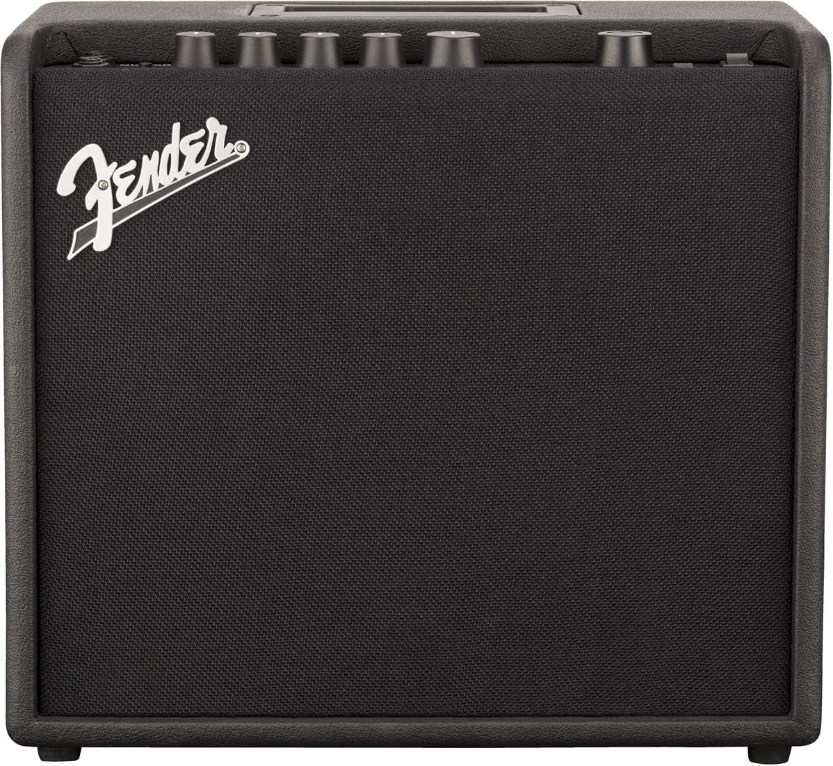 Fender Mustang LT25 Guitar Amplifier & Professional Series Instrument Cable, Straight/Straight, Black, 10ft