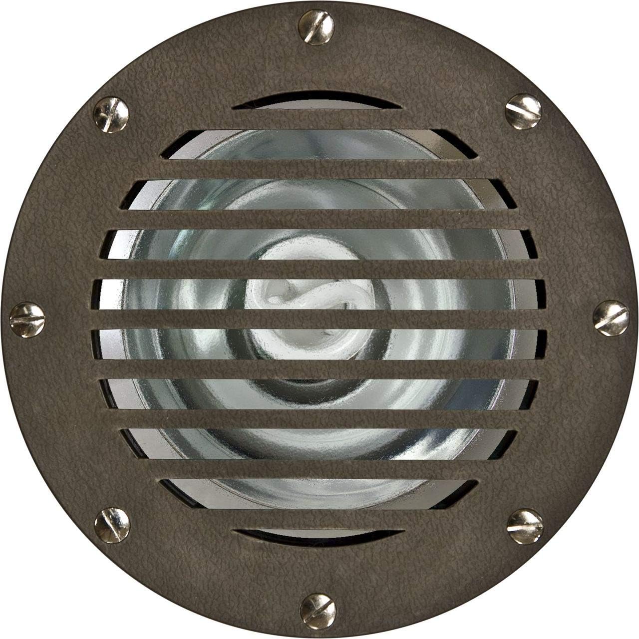 FG4414 Fiberglass In-Ground Well Light with Grill, Bronze Finish