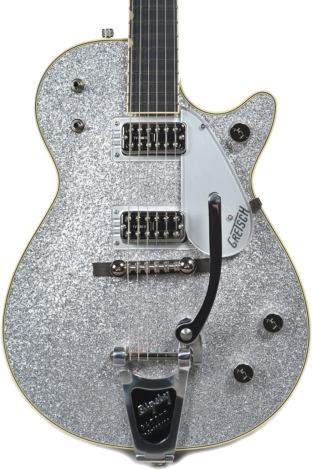 Gretsch G6129T-59 Vintage Select Edition 59 Duo Jet - Silver Sparkle