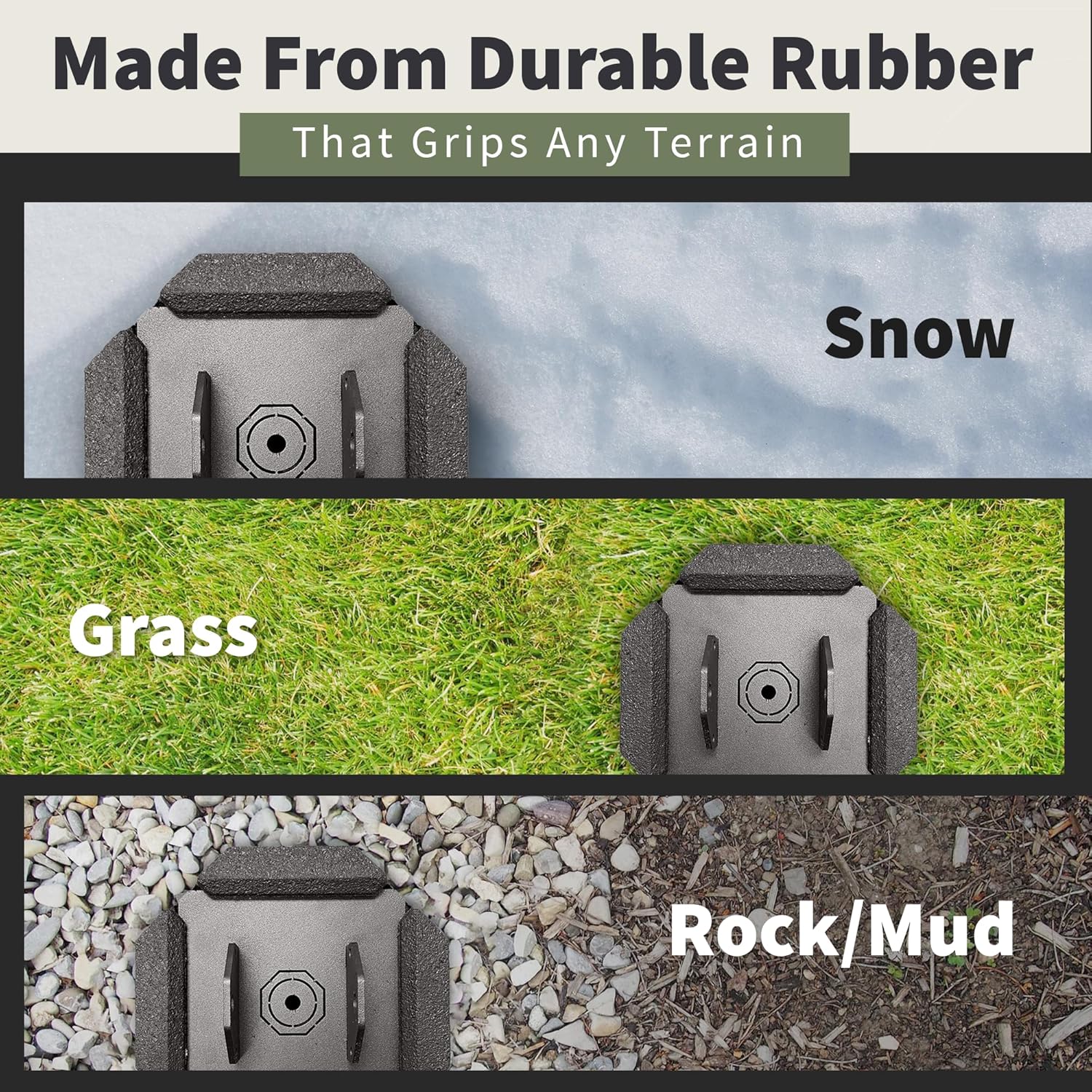 SnapPad SnapJack® QD (Pack of 4) | Four-Point Trailer Jack Stands Featuring 5.5