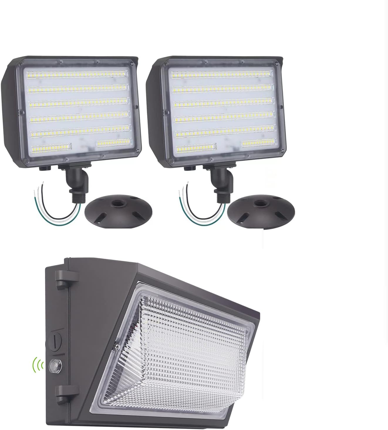 100W LED Flood Light and 100W LED Wall Pack Light