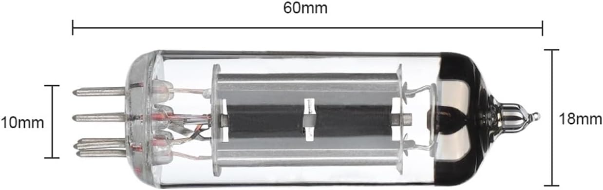 2-Pack Vacuum Tube 6Z4 7-pin Electron Tube Rectifier diode Replacement 6U4 for Audio Amplifier Audio