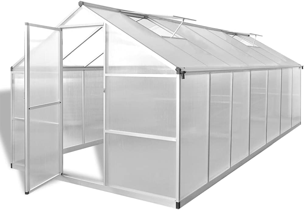Greenhouse Reinforced Aluminum 113.3 ft,Greenhouse for Plants Outdoor UV Resistant Greenhouses for Gardening (113.3 sq ft) Garden Structures