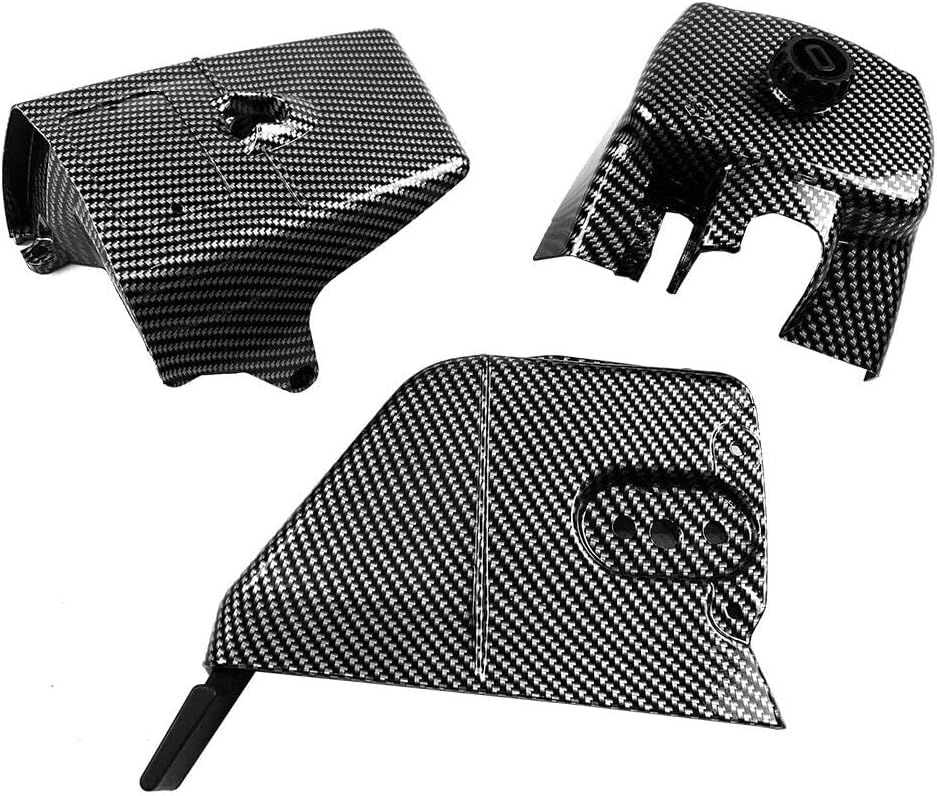 Replace Parts for Machine Carbon Fiber Color Chain Sprocket Shroud Cover for Stjhl MS660 066 Chainsaw