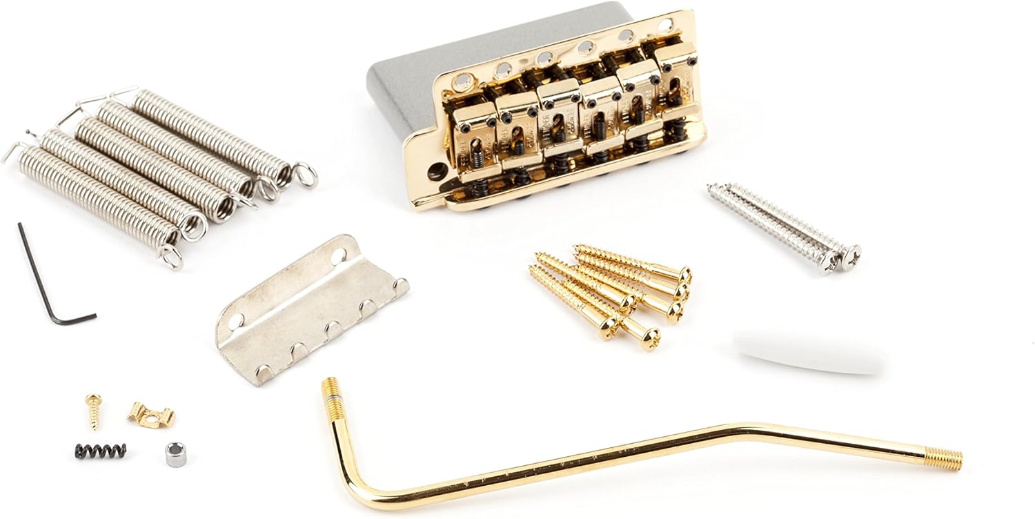 Fender American Vintage Left Handed Stratocaster Electric Guitar Tremolo Bridge - Gold