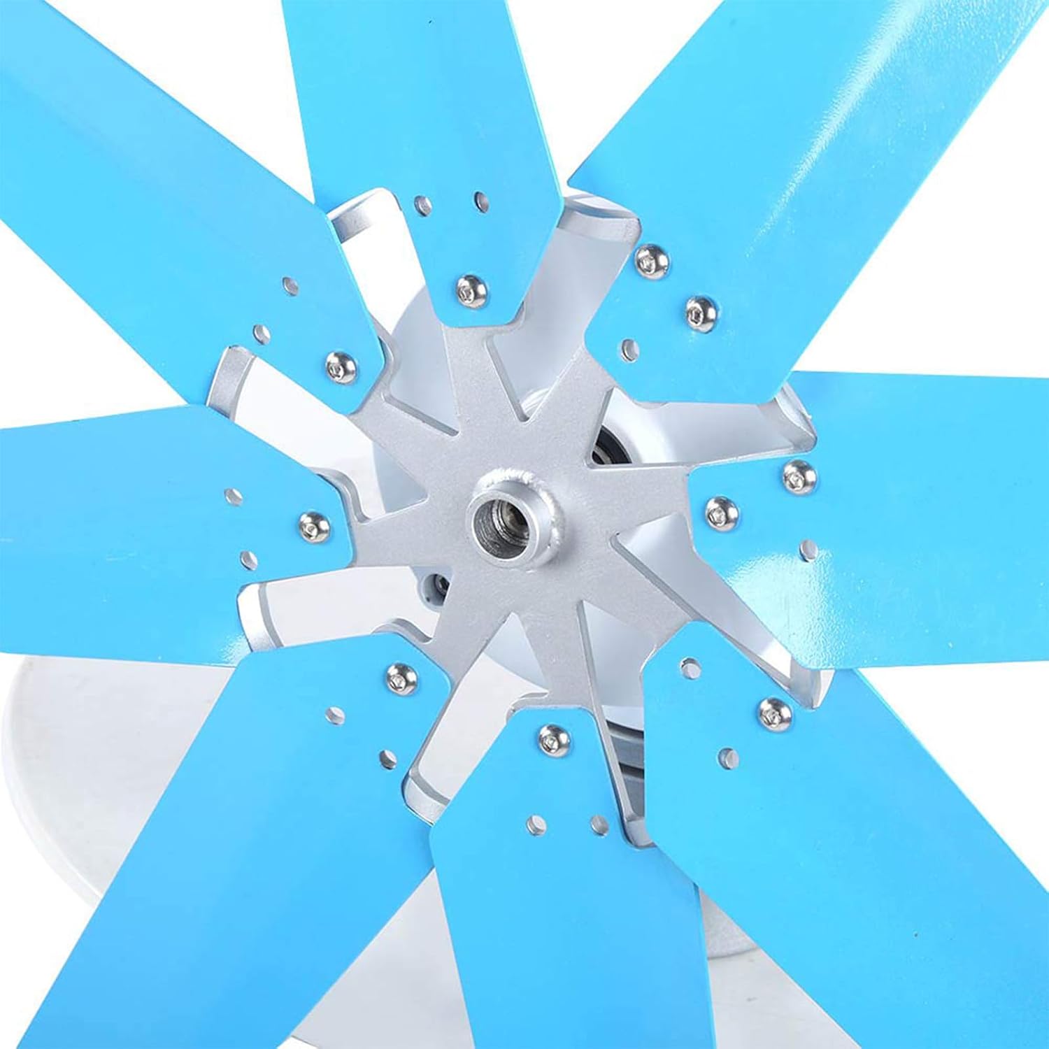 Magnetic Levitation Wind Turbine 12000W with Controller, Blue 10 Blades Wind Turbine Generator Kit for Home, Farm, RVs, Boats,48V