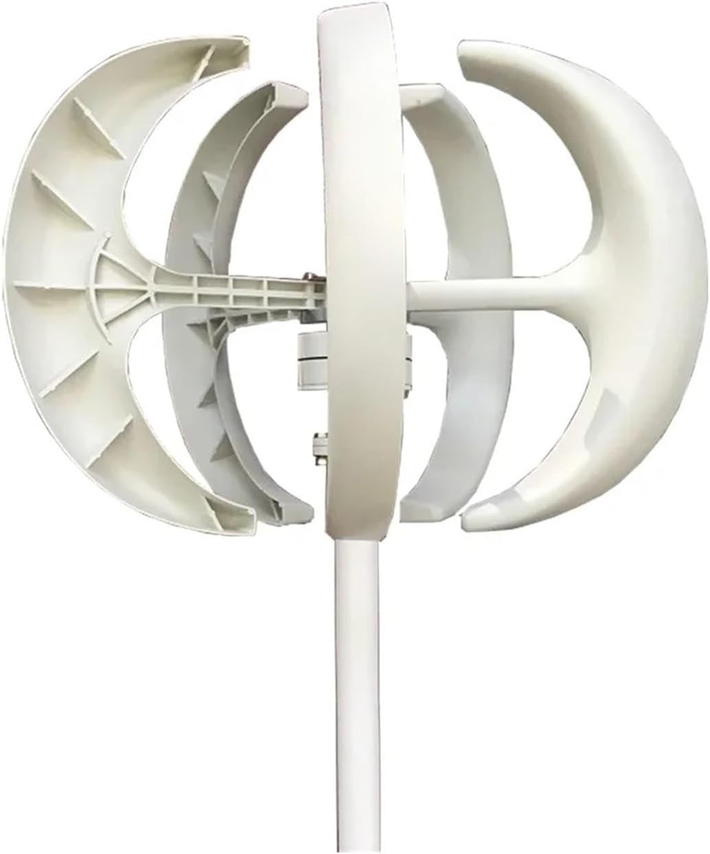 3000W 5000W 10000W Small Vertical Axis Wind Turbine Generator 8KW 12V 24V 48V Low Noise Windmill with MPPT for Farm RV Industrial Energy(White,48V_5KW)
