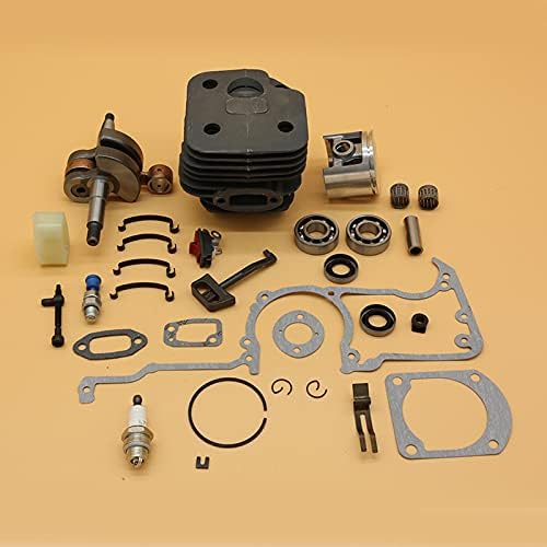 50MM 52MM Cylinder Piston Crankshaft Crank Bearing Gasket Fit for Husqvarna 61 268 272 272XP Garden Chainsaw Engine Spare Parts (Size : HUS272 52MM)