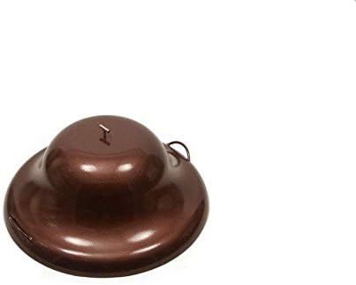 Hearth Products Controls HPC Fire Round Aluminum Fire Pit Cover (FPHC-32C), Copper Vein, 33-Inch