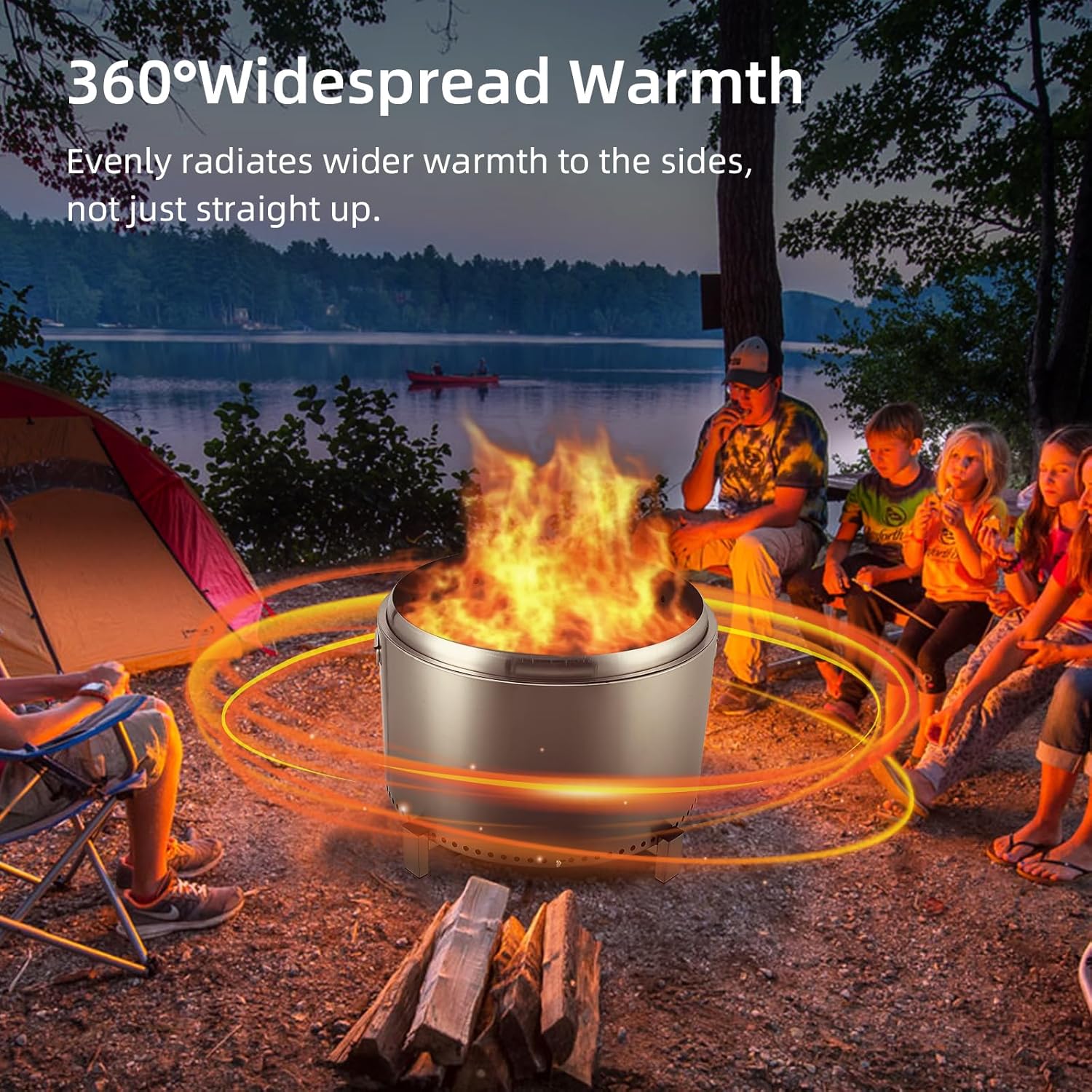 Low Smoke Outdoor Fire Pit, 27