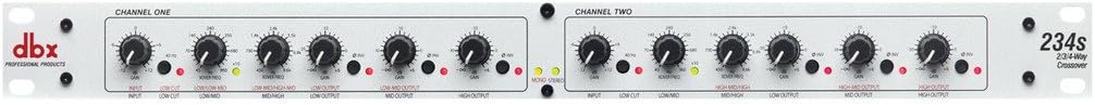 dbx 234s Stereo 2-Way, Mono 4-Way Crossover