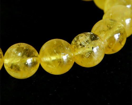 1 Strands Natural Yellow Datolite Genuine Danburite ?????? Bracelet Round beads 11.5mm 03011