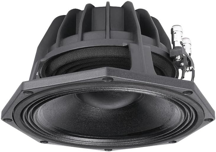FAITAL PRO 8PR200-8 8-inch Octogon Professional Mid-Bass Loudspeaker 200-Watt Rms 400-Watt Max Home hi-fi Bass Guitar PA Speaker Systems 8-Ohms